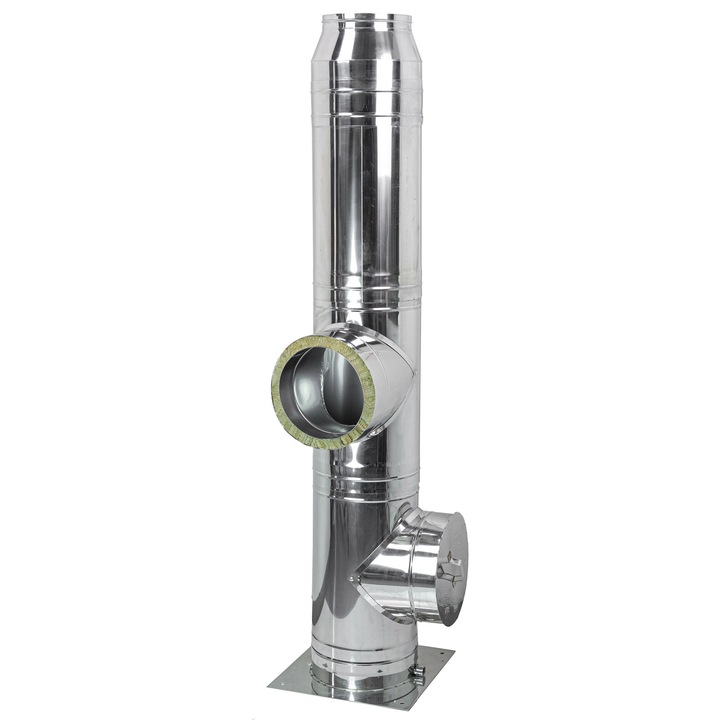 KaminHorn Primo Inox kémény, 8m 160mm 90G, teljes csomag