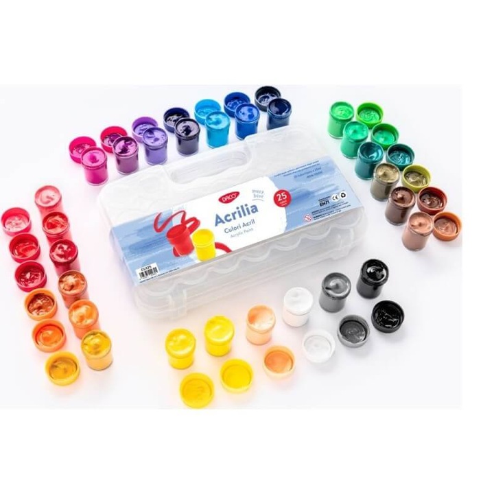 Set 25 culorix20 ml acril Daco