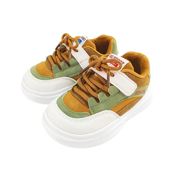 Детски спортни обувки, еко кожа, XA-2508, кафяви, 29