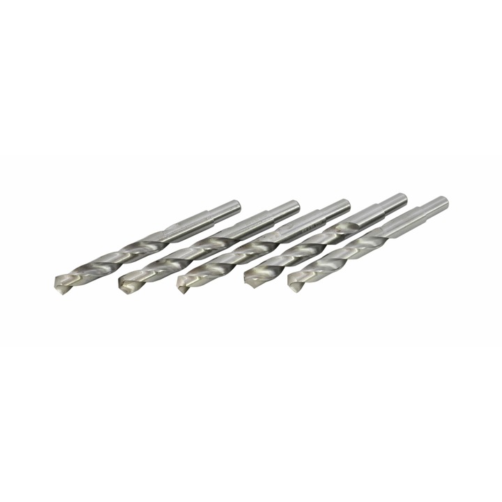 Set burghie HSS-G 17,0mm, AwTools, 5 bucati, pentru metal, etui