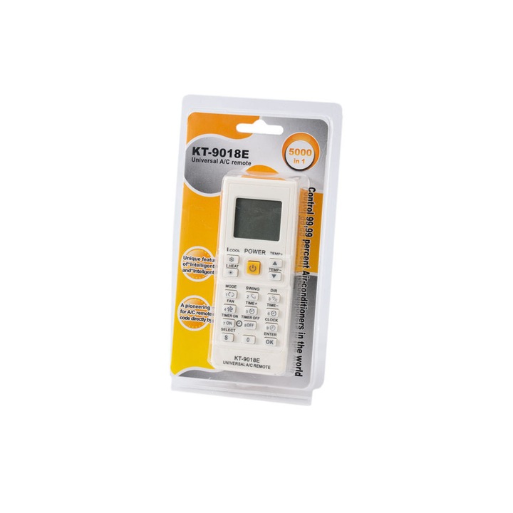 Telecomanda Royal KT-9018E 5000 IN 1, pentru aer conditionat, 5000 de coduri