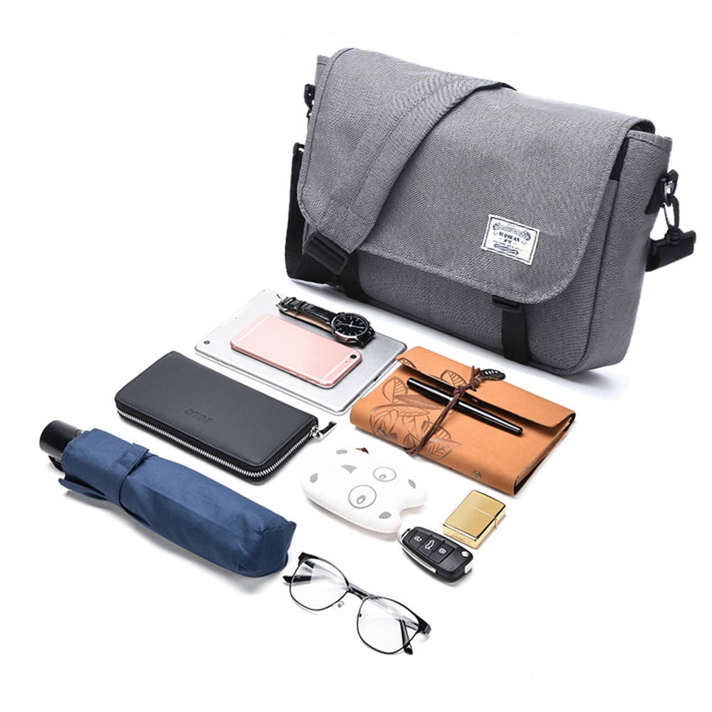 Geantă de umăr pentru laptop, bej, 33x25x12cm, set