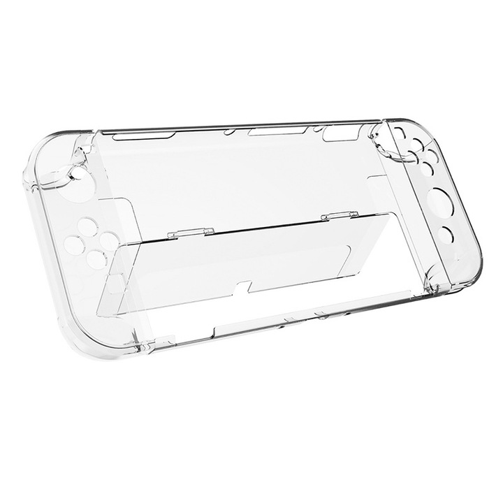 LYCENXI konzoltok Nintendo Switchhez, átlátszó, ultravékony, teljes védelem, ergonomikus kialakítás