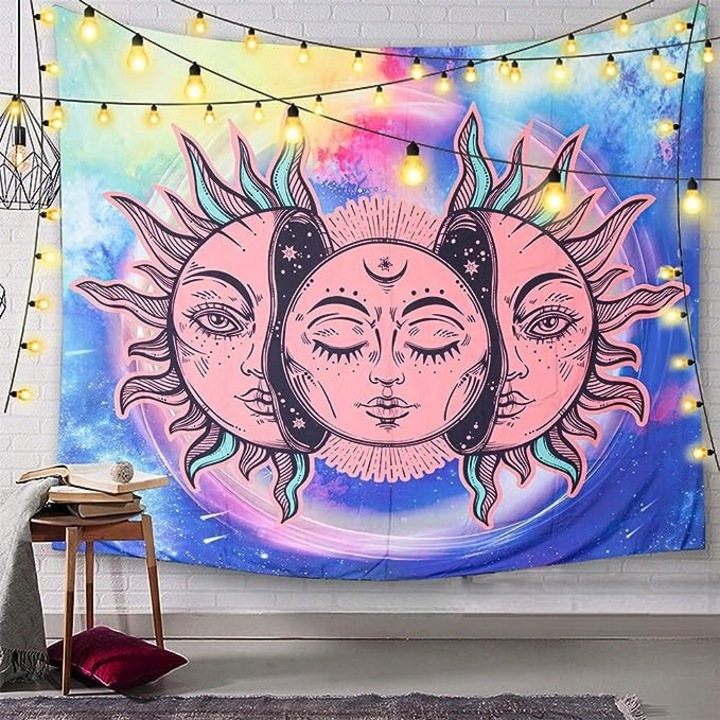 Gobelin faliszőnyeg 230x180cm többszínű puha, tartós poliészter anyag