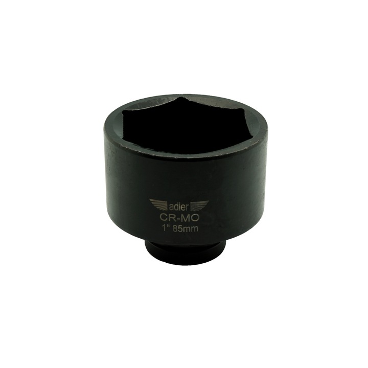 Ударна вложка 1" Adler, 85 мм, от хром-молибденова стомана, устойчива на корозия, 98 мм