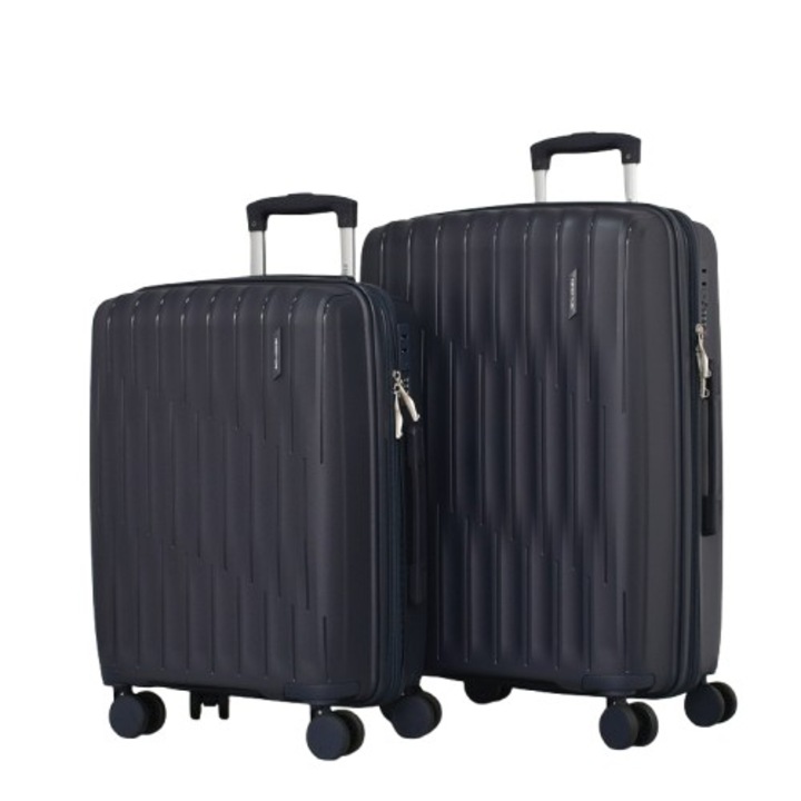 Set Trolere PERFECT LINE PP 1033, Expander, 65/44/27 cm, Albastru inchis, 2 buc.