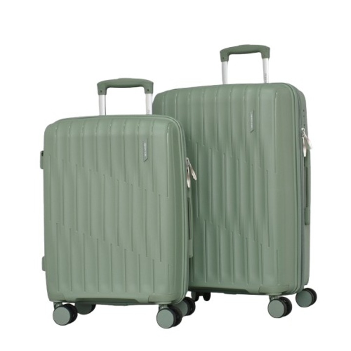 Set Trolere PERFECT LINE PP 1033, Expander, 65/44/27 cm, Verde, 2 buc.
