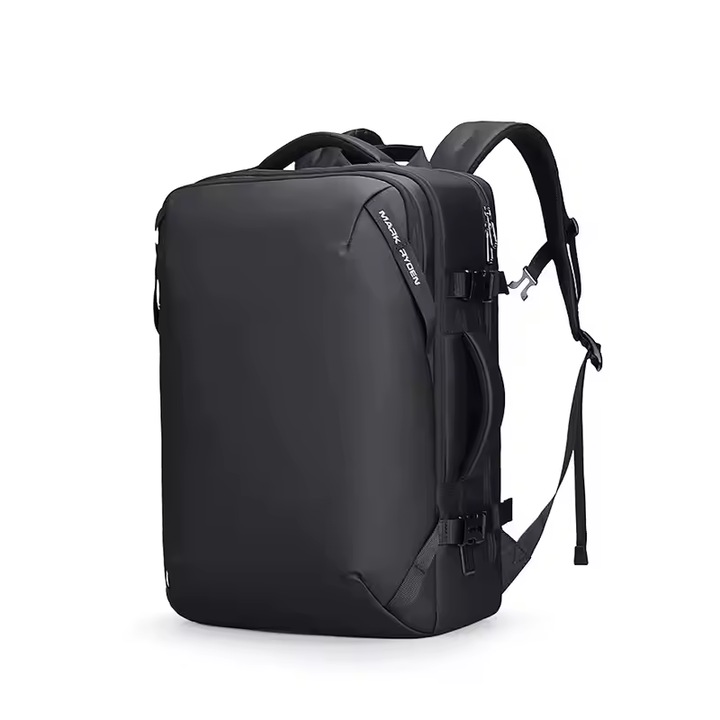 Rucsac multifunctional, Mark Ryden, spate cu plasa ergonomica, respirabila si ventilata, compatibil cu laptop 17.3 inch si tableta 12.9 inch, 27L, port USB si micro USB, impermeabil, antifurt, negru