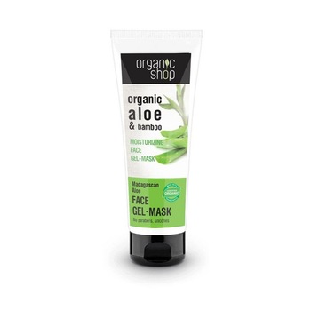 Masca-gel hidratanta cu aloe si bambus Madagaskan Aloe, 75 ml - Organic Shop Masca-gel hidratanta cu aloe si bambus Madagaskan Aloe, 75 ml - Organic Shop