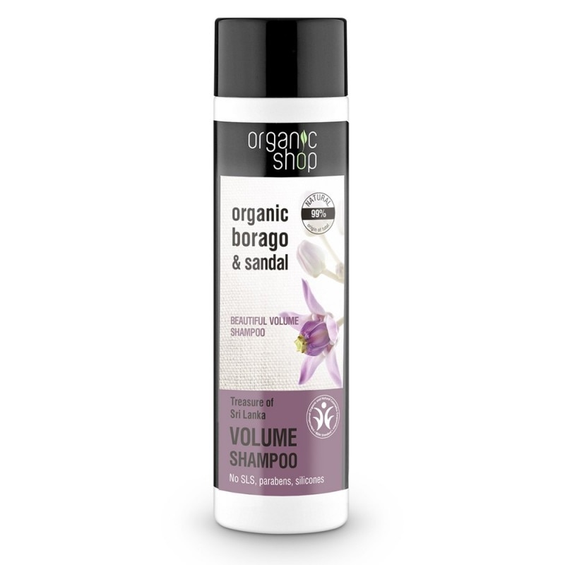 Sampon pentru volum cu santal Treasure Of Sri Lanka, 280 ml - Organic Shop