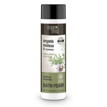Spumant de baie cu melissa si rozmarin Herbs Of Provence, 500 ml - Organic Shop Spumant de baie cu melissa si rozmarin Herbs Of Provence, 500 ml - Organic Shop