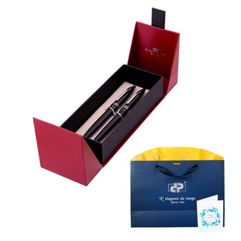 Confidential - set de lux stilou cu pix L'Elegance du Temps - Paris 1964 by DP Collection + ambalaj cadou premium si felicitare inclusa Confidential - set de lux stilou cu pix L'Elegance du Temps - Paris 1964 by DP Collection + ambalaj cadou premium si felicitare inclusa