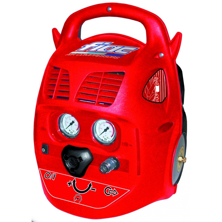 Compresor de aer fara ulei, FIAC PROFESSIONAL Italia, 160l/min, 8 bar, butelie 6l, BATAIR
