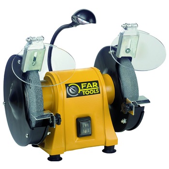 Polizor de banc Far Tools, 150mm, 150W, lampa LED, carcasa otel, 5kg, BGN150 Polizor de banc Far Tools, 150mm, 150W, lampa LED, carcasa otel, 5kg, BGN150
