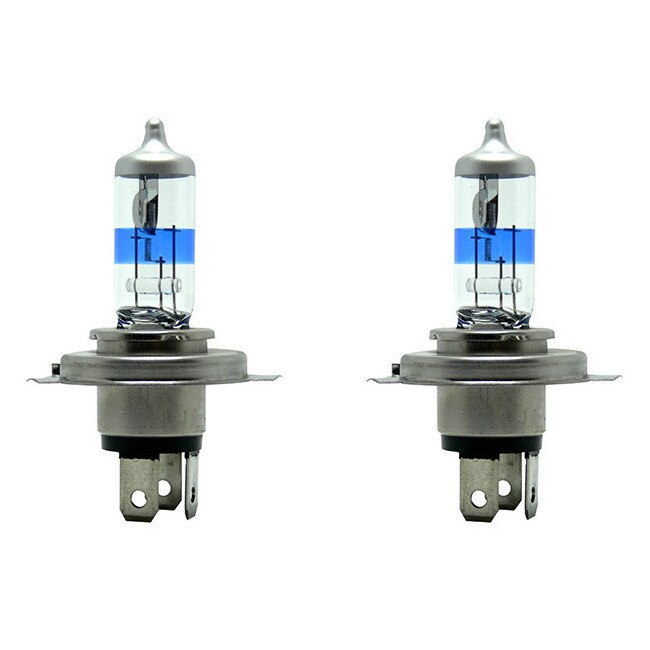 Set 2 becuri auto Halogen General Electric pentru far H4 Ultra +130, 12V, 60/55W, 1650 lm, Blister 2buc