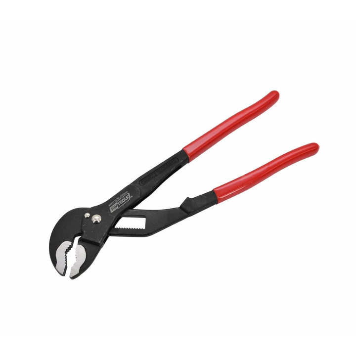 AwTools 300 mm-es állítható fogó, CrV acél, oxidált felület, csúszásmentes fogantyúk