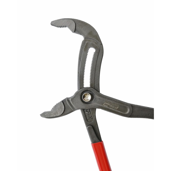 AwTools állítható csőkulcs, 400 mm, 0-42 mm, csúszásmentes, 1,2 kg