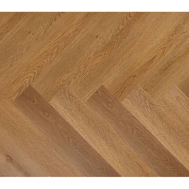 Parchet SPC NOMAD Flo Premium Herringbone 6 mm, impermeabil, rezistent la trafic, 126x630mm, set 20 bucati