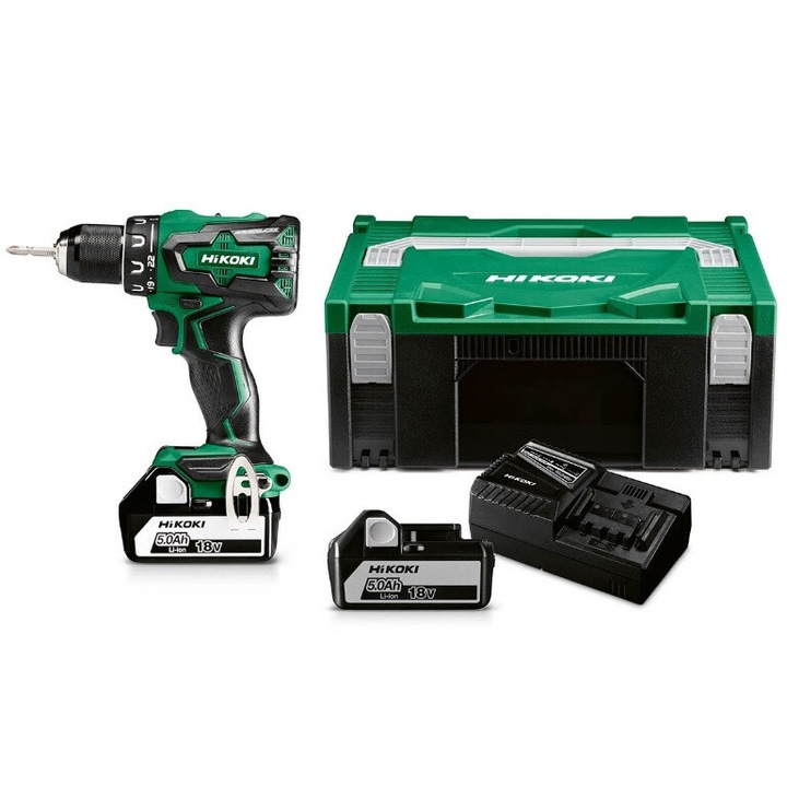 Surubelnita HIKOKI 18V DS18DBSLWFZ 140Nm 2xBSL36A18 (1x2.5Ah 1x5.0Ah)