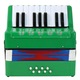 Acordeon Copii cu Clape, iStan, 23 x 38 cm - Verde