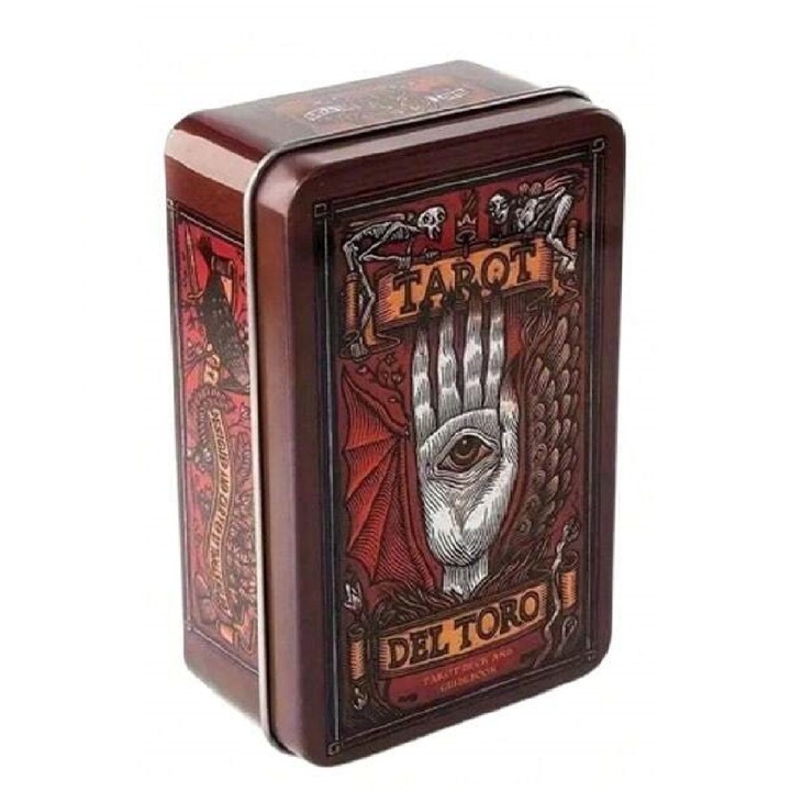 Carti Tarot DeLuxe, Tarot del Toro, Insight Editions, Tomás Hijo & Guillermo del Toro, 2024, 11 x 7 cm