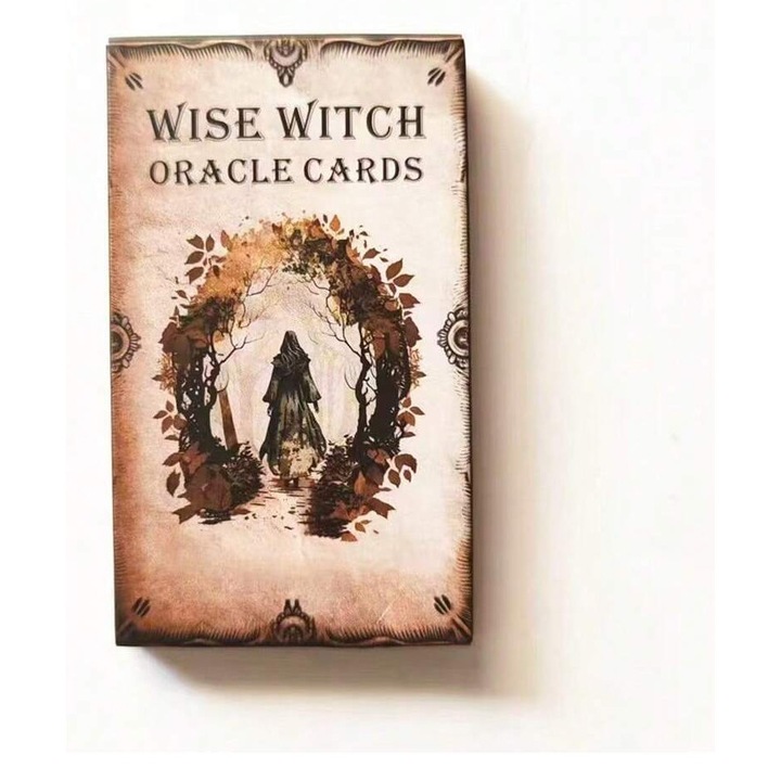 Pachet carti oracol, Wise Witch, Green Witch Creations, 2024, 12 x 7 cm