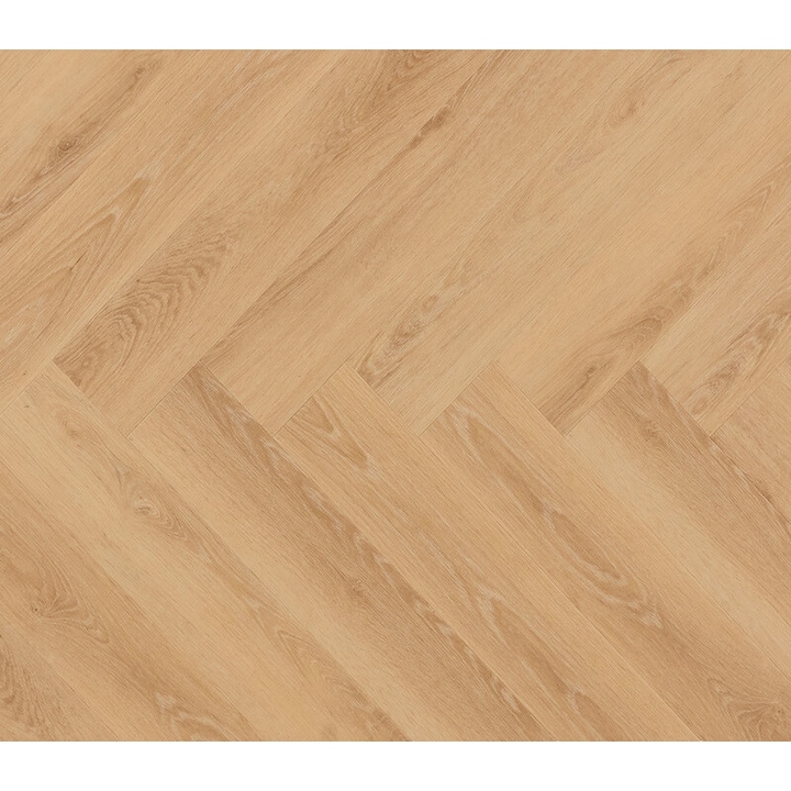 Parchet SPC NOMAD Flo Herringbone Premium 6 mm, impermeabil, 20 bucati, crem