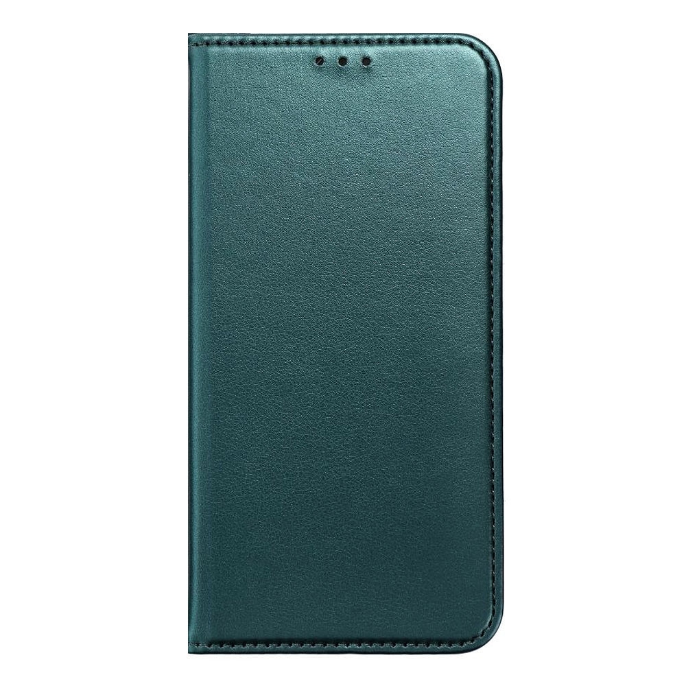 Husa pentru Samsung Galaxy A16 (4G / 5G), Piele ecologica, Premium PU Leather Book, Buzunar card, Inchidere magnetica, Functie stand / suport, Decupaj difuzor apeluri, Acoperire completa 360 de grade, Protectie fata-spate, Tip carte, Verde inchis