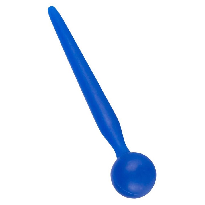 Plug uretral Orion, 9.6cm lungime, 8mm diametru, silicon