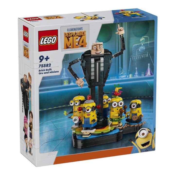 LEGO Gru 4 - Kocka Gru és minyonok, 839 elem, 9+, Mesevilág