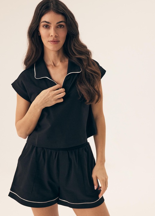 Costum dama Remi Esotiq Negru, Negru