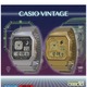 Ceas, Casio Vintage Collection, inox, argintiu, 34mm