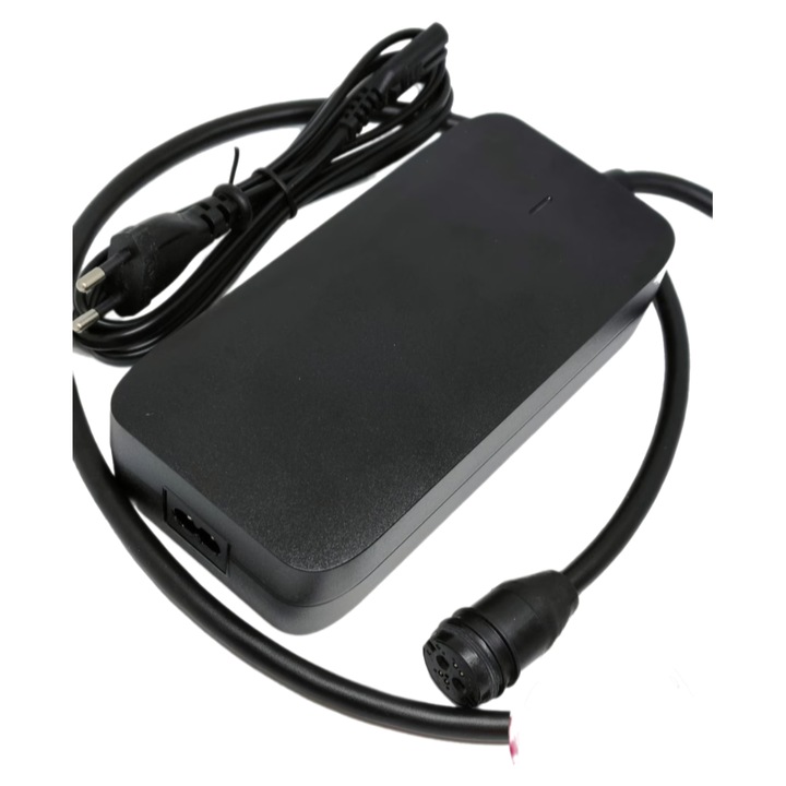 Incarcator magnetic 36V 4A Bikepower pentru biciclete electrice, compatibil cu gniazdo magnetic, LED indicator.