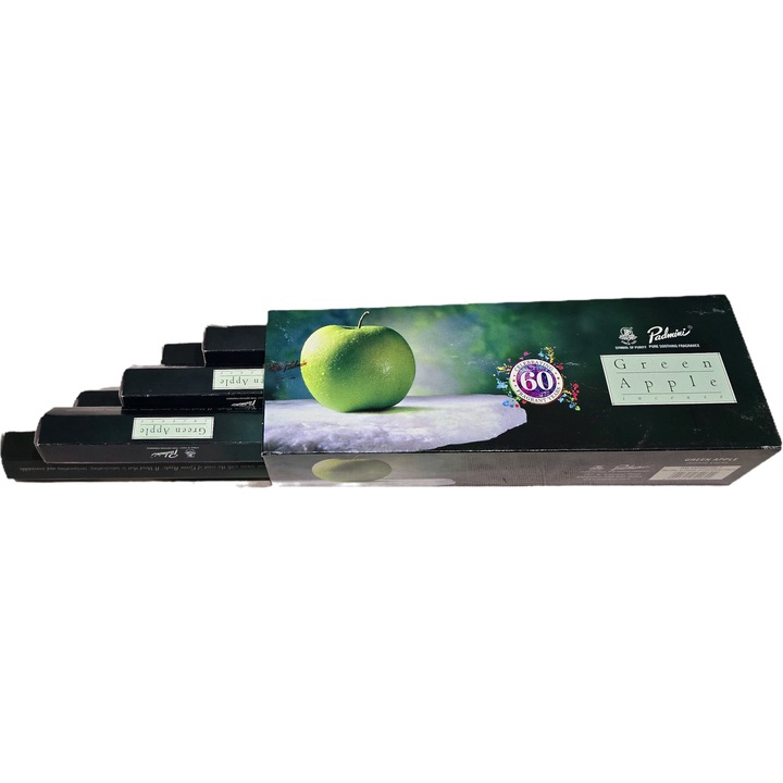 Zöldalmás illatú pálcikák szett 6 doboz, Padmini, 120 db