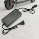 Incarcator Scutere si Trotinete Electrice, Charmorah, Protectie Incarcare Li-ion 60V, ABS Ignifug, Cablu 100cm, Negru