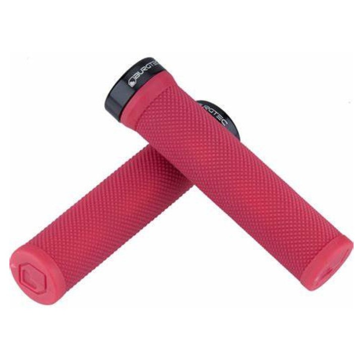 Mansoane premium Burgtec Bartender, diametru 30 mm, full grip, aderenta extrema, culoare toxic barbie