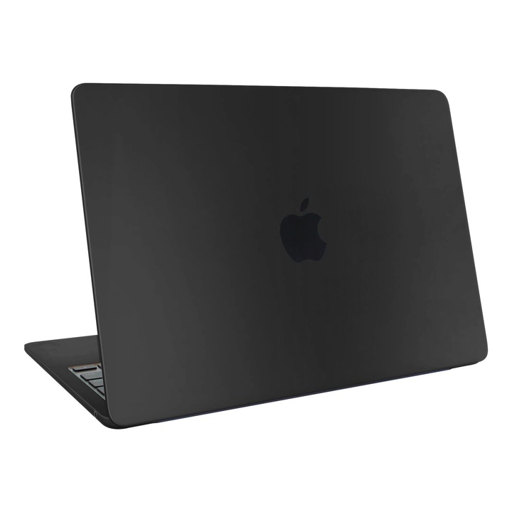 Folie de protectie pentru MacBook Air 13" M4 (2025), Colectia Unique, Skin Complet, Mat Negru