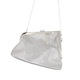 Geanta, de dama, din material sintetic, ButicCochet, 23x15x6 cm, cu strasuri, Argintiu - GND845
