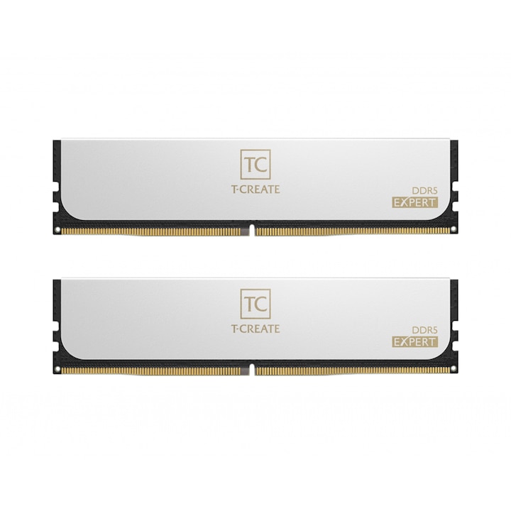 Memorie Team Group T-CREATE EXPERT White DDR5 32GB(2x16GB) 6000MHz CL30