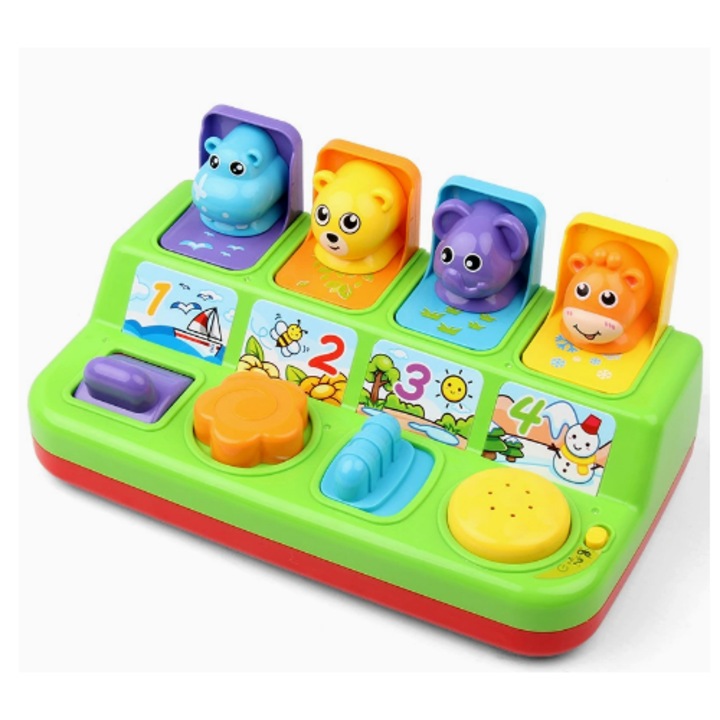 Cutie De Comutare Senzoriala De Sortare a Culorilor, Dragut Pentru Invatare Timpurie Activitate Interactiva Amuzanta Jucarii Montessori, Cauze Si Efect De Dezvoltare, Pentru Copii De 18 Luni + Baieti Fete