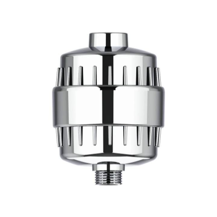 Премиум филтър за вода за душ с 20-степенна филтрация, премахва хлор, тежки метали, примеси и миризми, пречиствател за вода за баня, лесен за инсталиране, аксесоари за монтаж