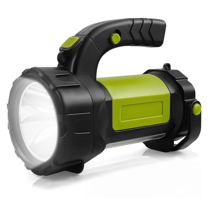 Акумулаторна къмпинг LED фенерче, многофункционална къмпинг светлина, 800Lm, предлага се с USB кабел, до 500m, батерия 3600mah, 4 в 1, 7 режима на осветление