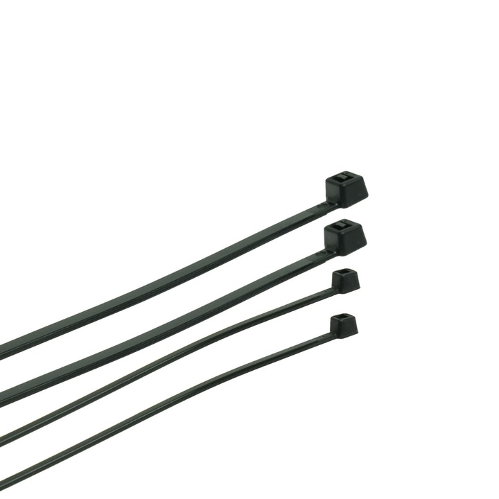 Set 50 benzi plastice PLAST-ROL, 7,6x550mm, negru