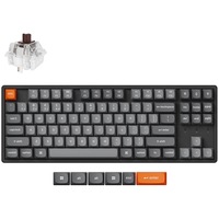 Tastatura mecanica wireless Keychron K8 Max, 2.4GHz/Bluetooth, switch-uri mecanice Super Brown, taste double-shot PBT, iluminare RGB, Windows/MacOS