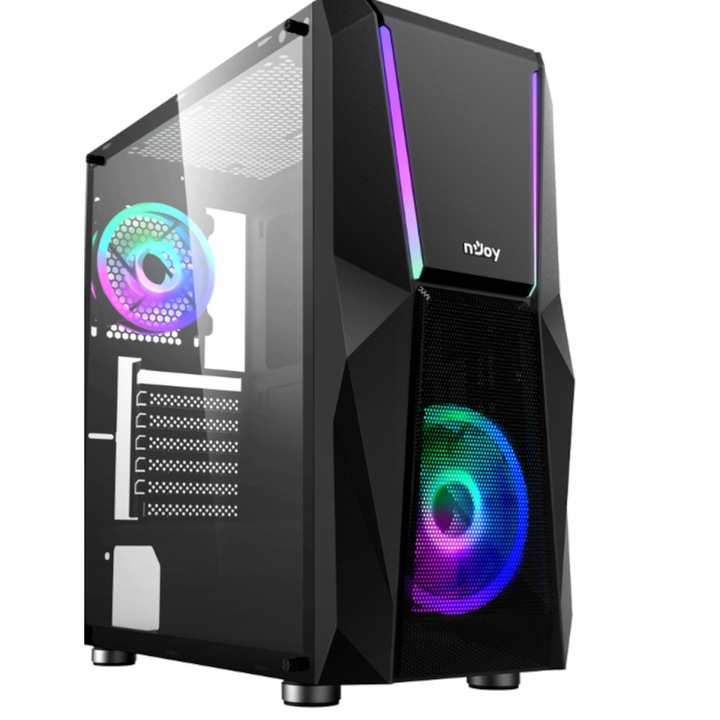 Настолен компютър Serioux Gaming Ryzen 5 2400, 16gb Ddr4, 500gb Ssd, Rtx 3050