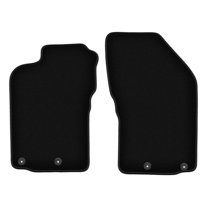 BASIC szett első autószőnyeg, 2 db, autószőnyeg, ehhez:: Alfa Romeo 147 (2000-2010) ferdehátú fekete