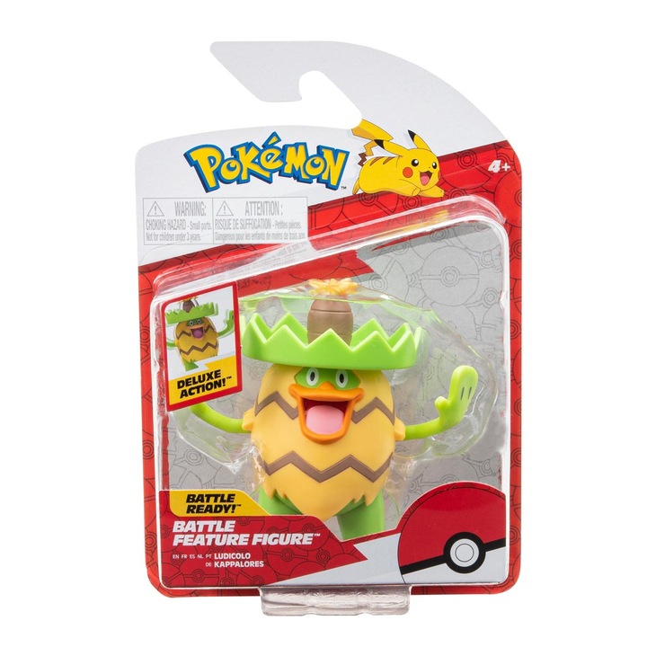 POKEMON фигурка Ludicolo, 4 години+, Многоцветна