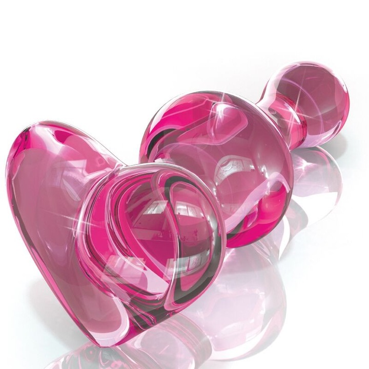 Dildo din sticla N. 75 Sigur pentru corp Hipoalergenic 7, 9 cm x 3, 4 cm -ICICLES