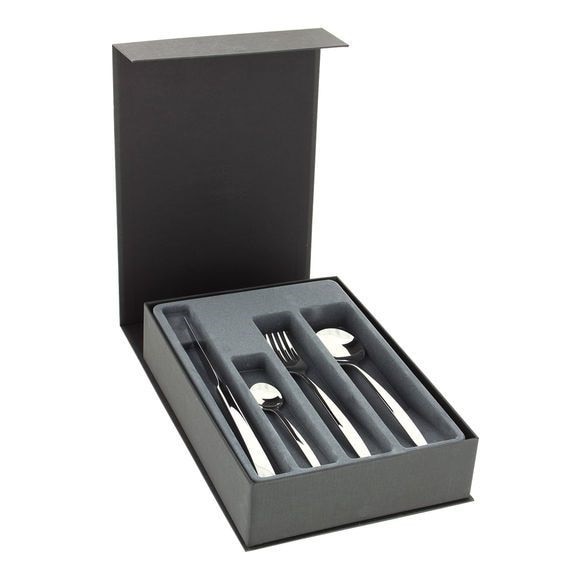 Set tacamuri inox 6 persoane NEPAL - 24 piese