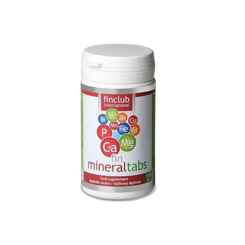 Supliment alimentar Mineraltabs Fin Club 110 tablete